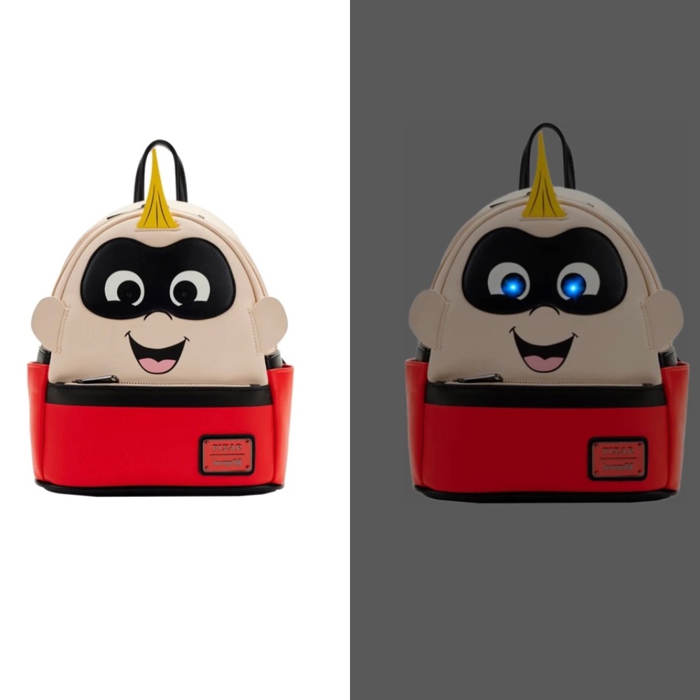 Loungefly Pixar D23 Expo Incredibles Jack Jack Light-Up‎ Cosplay Mini Backpack